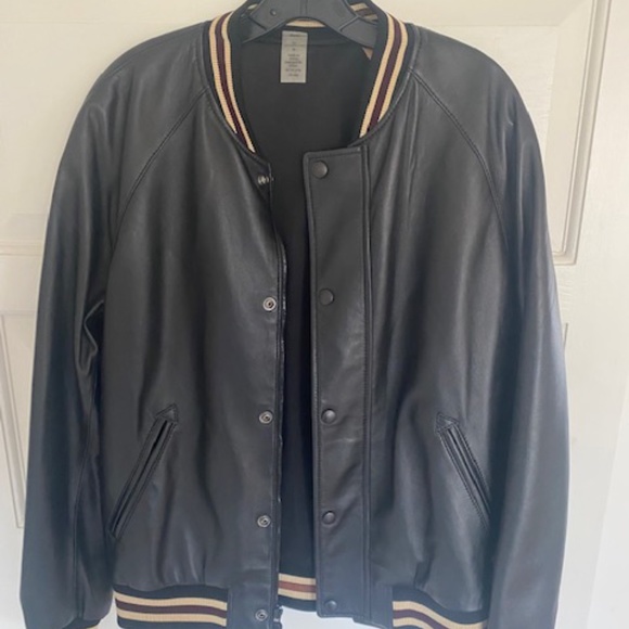 Coach Leather Varsity Jacket
